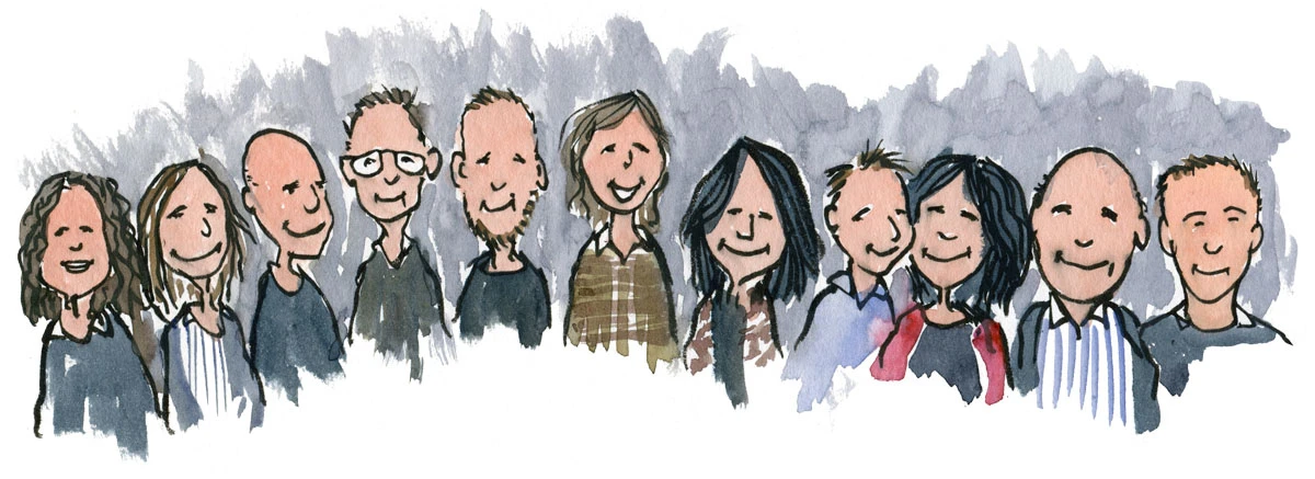 Tegning af bestyrelsen