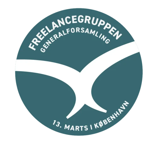 Logo for FreelanceGruppens generalforsamling 2026